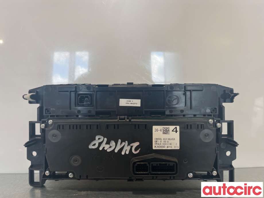Varmeapparat betjening til Mazda 6 2015-2018 (Type III, Fase 2)  (MAZDA|GMF1-61-190C)