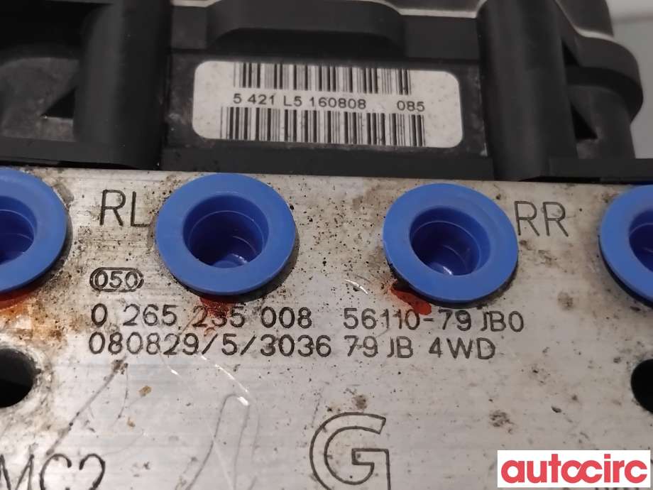 ABS sentral til Suzuki SX4 2006-2009 (Type I, Fase 1)  (SUZUKI|56100-79JB0|0265235008|56110-79JB0)