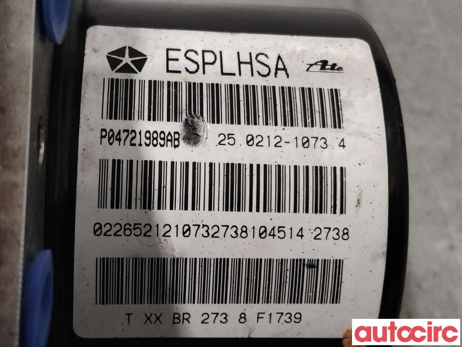 ABS sentral til Dodge Journey 2008-2010  (DODGE|68045542AA|285261-57033|4721989AB)