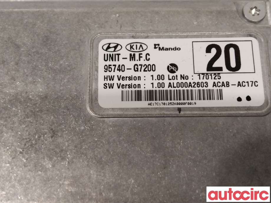 Kamera til Hyundai Ioniq Electric 2016-2019 (Fase 1)  (HYUNDAI|95740G7200|)
