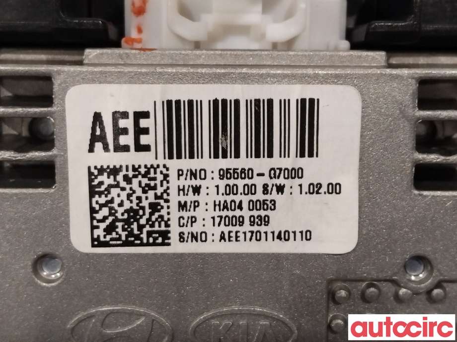 Diverse deler til Hyundai Ioniq Electric 2016-2019 (Fase 1)  (HYUNDAI|84652G70004X||95560-G7000)