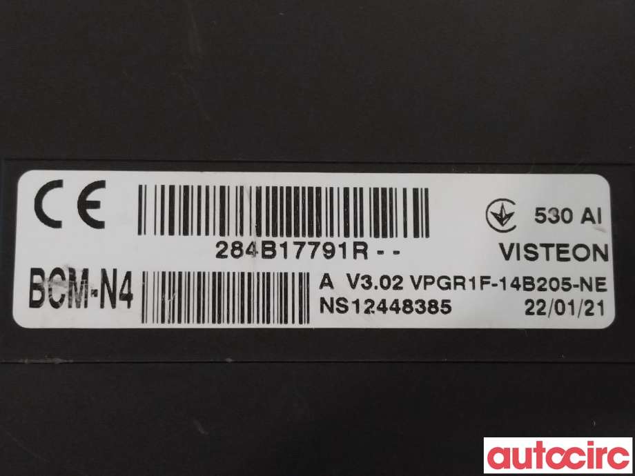 Styreenhet diverse til Nissan NV400 2012-->> (NISSAN|284B100Q1G|284B100Q0L|284B17791R)