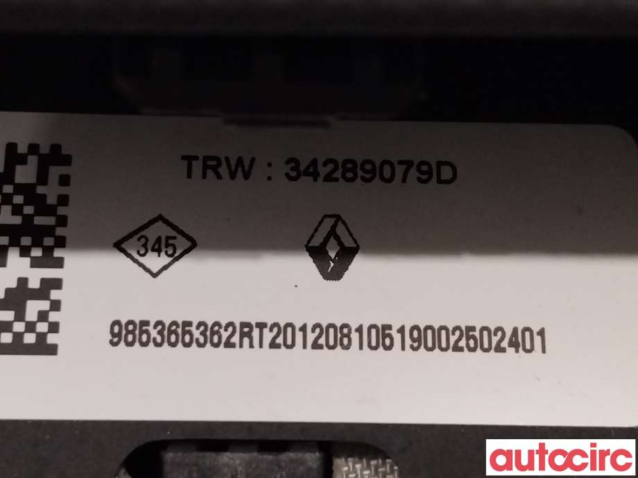 Airbag passasjer til Nissan NV400 2012-->>  (NISSAN|K851500Q1J|34289081D)