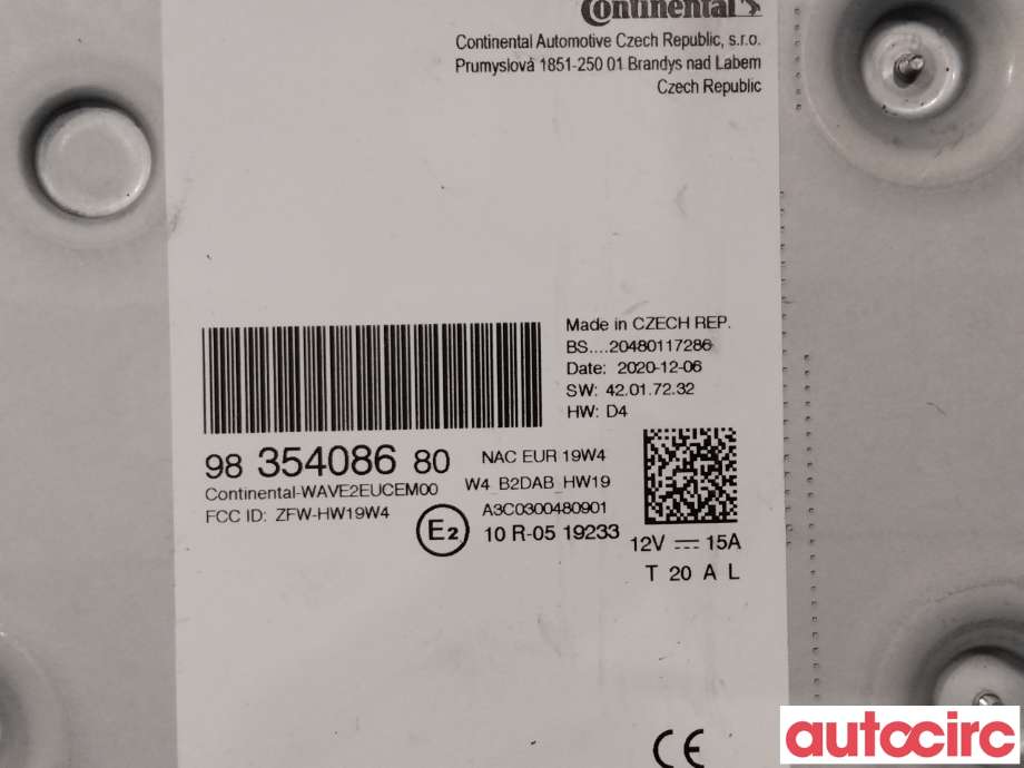 Bilstereo til Toyota Proace 2016-->> (Type II)  (TOYOTA|SU001C3327|)