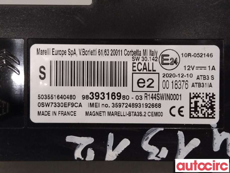 Bilstereo diverse til Toyota Proace 2016-->> (Type II)  (TOYOTA|SU001B2469|)