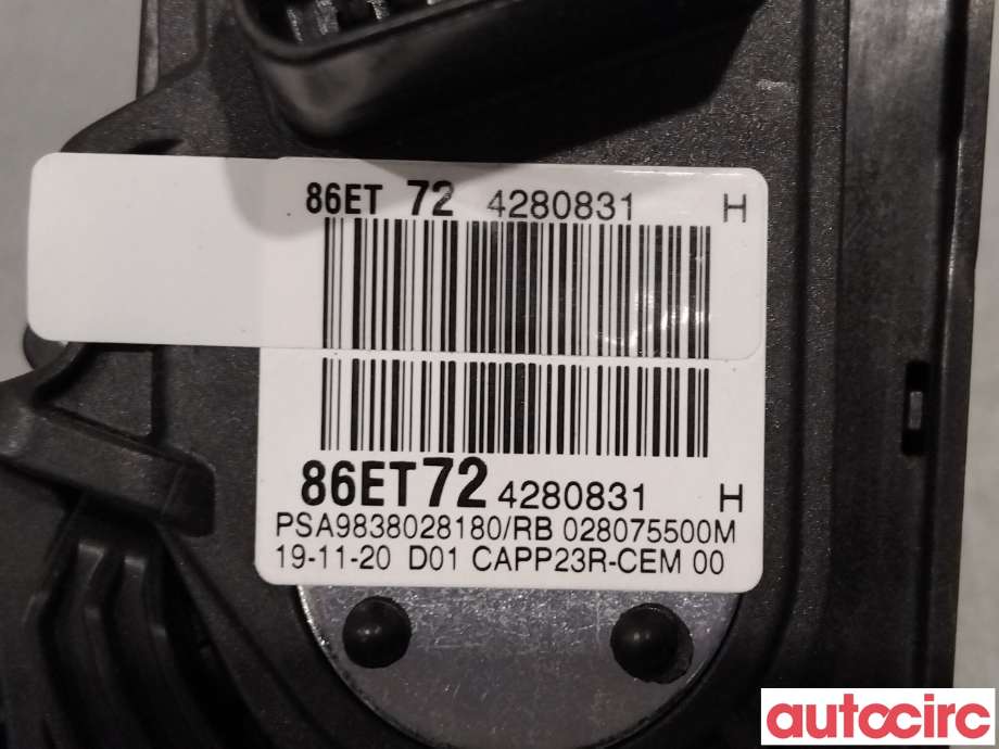 Pedal gass til Toyota Proace 2016-->> (Type II)  (TOYOTA|SU001B3020|)