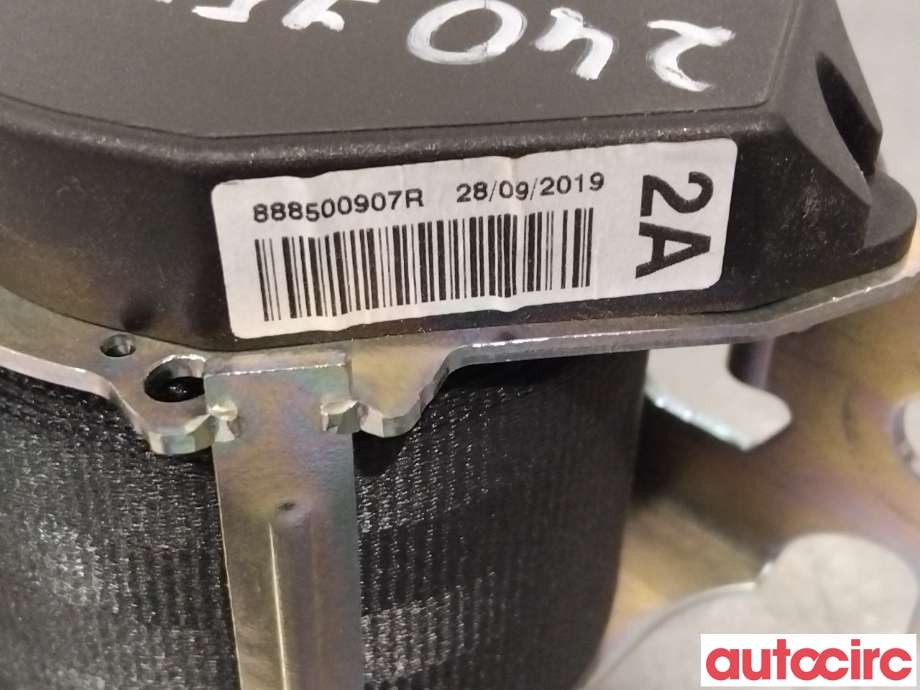 Sikkerhetsbelte bak midtre til Renault Zoe 2013-2019 (Fase 1)  (RENAULT|888500907R|)