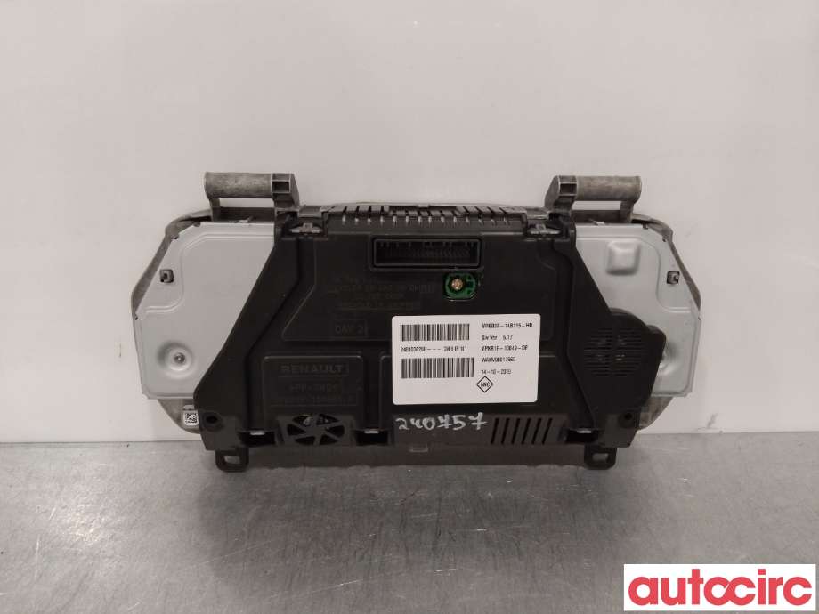 Instrumentpanel til Renault Zoe 2013-2019 (Fase 1)  (RENAULT|248103628R|)