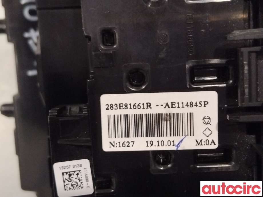 Varmeapparat betjening til Renault Zoe 2013-2019 (Fase 1) (RENAULT|275100936R|)