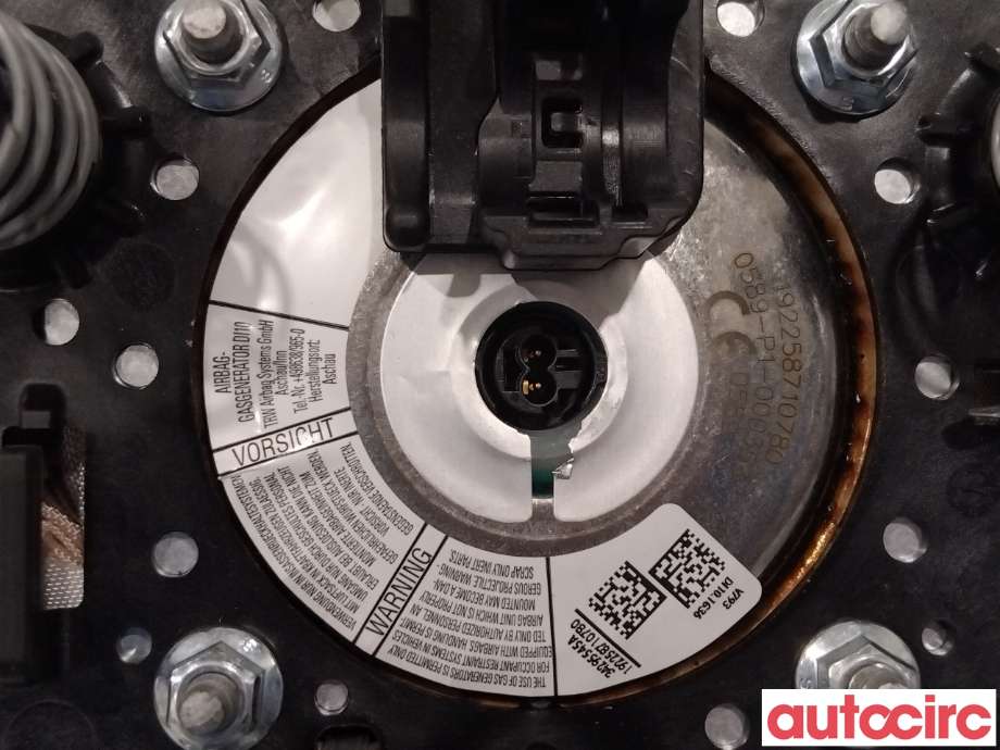 Airbag rattpute til Renault Zoe 2013-2019 (Fase 1)  (RENAULT|985709705R|)
