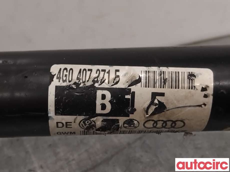 Drivaksel venstre foran til Audi A8 2010-2013 (Type III, Fase 1)  (AUDI|4G0407271F|B1F)