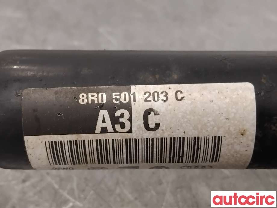 Drivaksel høyre bak til Audi A8 2010-2013 (Type III, Fase 1)  (AUDI|8R0501203CX|A3C|8R0501203C)