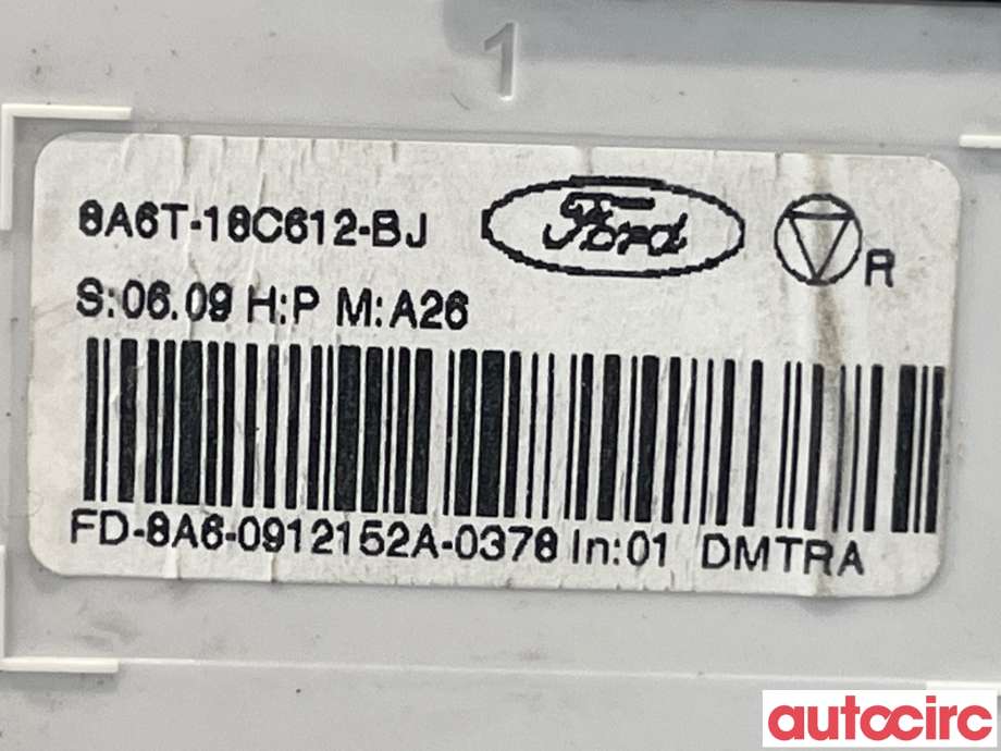 Varmeapparat betjening til Ford Fiesta 2008-2012 (Type VI, Fase 1)  (FORD|1760510)