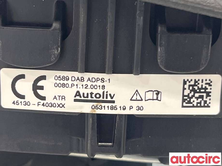 Airbag rattpute til Toyota C-HR 2016-->>  (TOYOTA|45130F4030C1)
