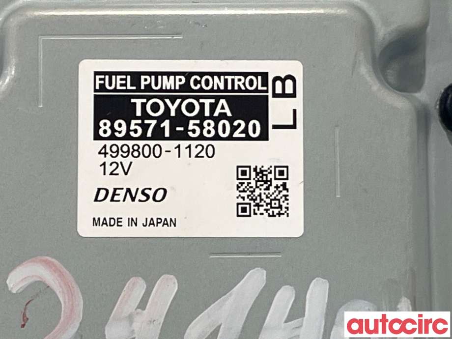 Styreenhet drivstoffpumpe til Lexus RX 2016-->> (Type IV) (AL20) (AL20) (LEXUS|8957048020)