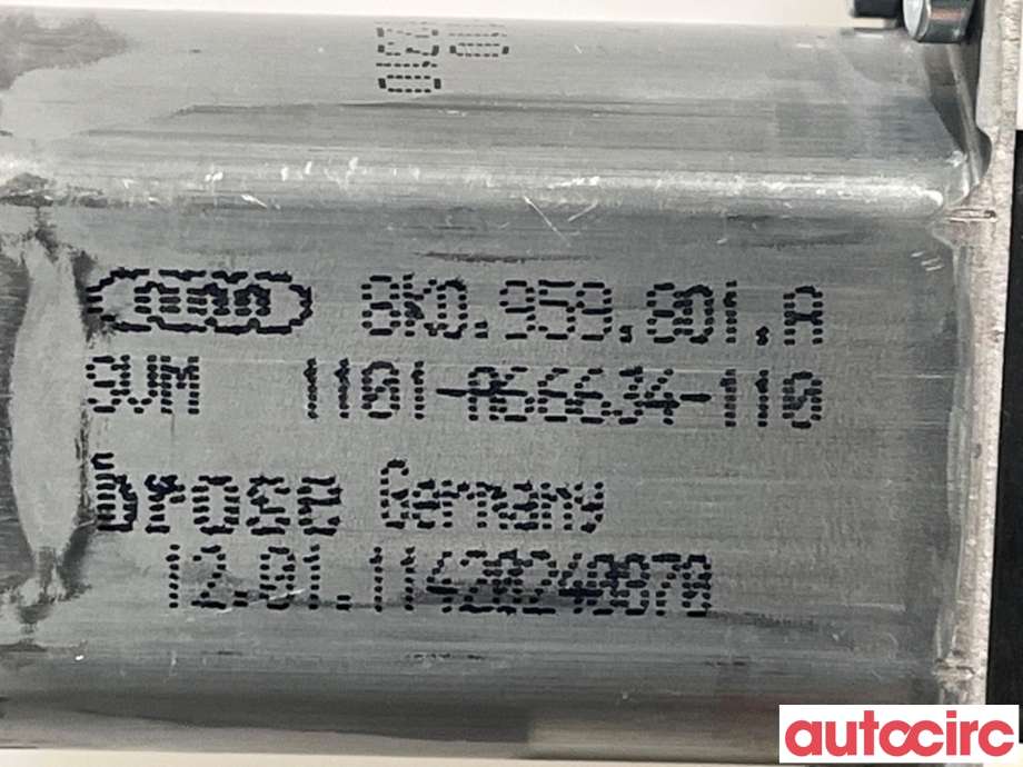Ruteheis venstre foran til Audi A4 2007-2014 (Type IV) (B8) (B8) (AUDI|8T0959801B|1101-A66634-110|8K0959801A)