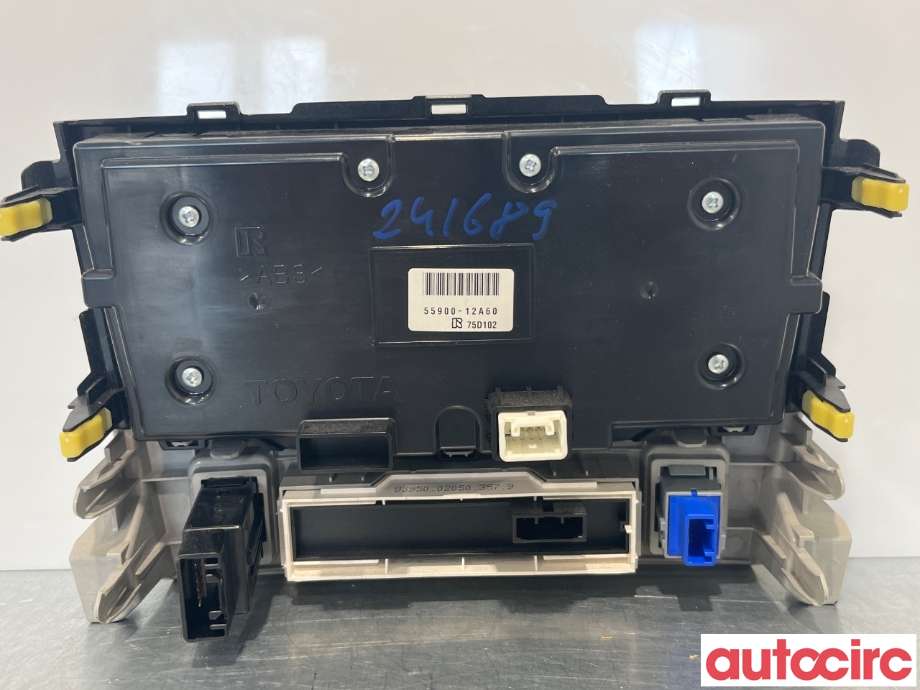 Varmeapparat betjening til Toyota Corolla 2007-2013  (TOYOTA|5590012A60)
