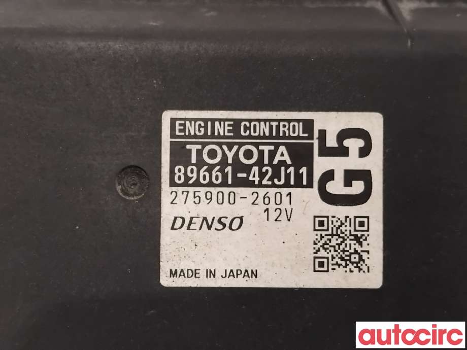 Styreenhet motor til Toyota RAV4 2009-2013 (Type III, Fase 2)  (TOYOTA|8966142J11|275900-2601|89661-42J11)
