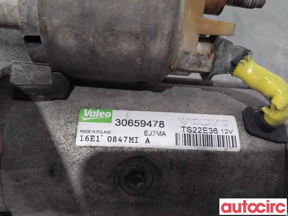 Starter diesel til Volvo S60 2010-2014 (Type II, Fase 1)  (VOLVO|36051780|TS22E36|30659478)