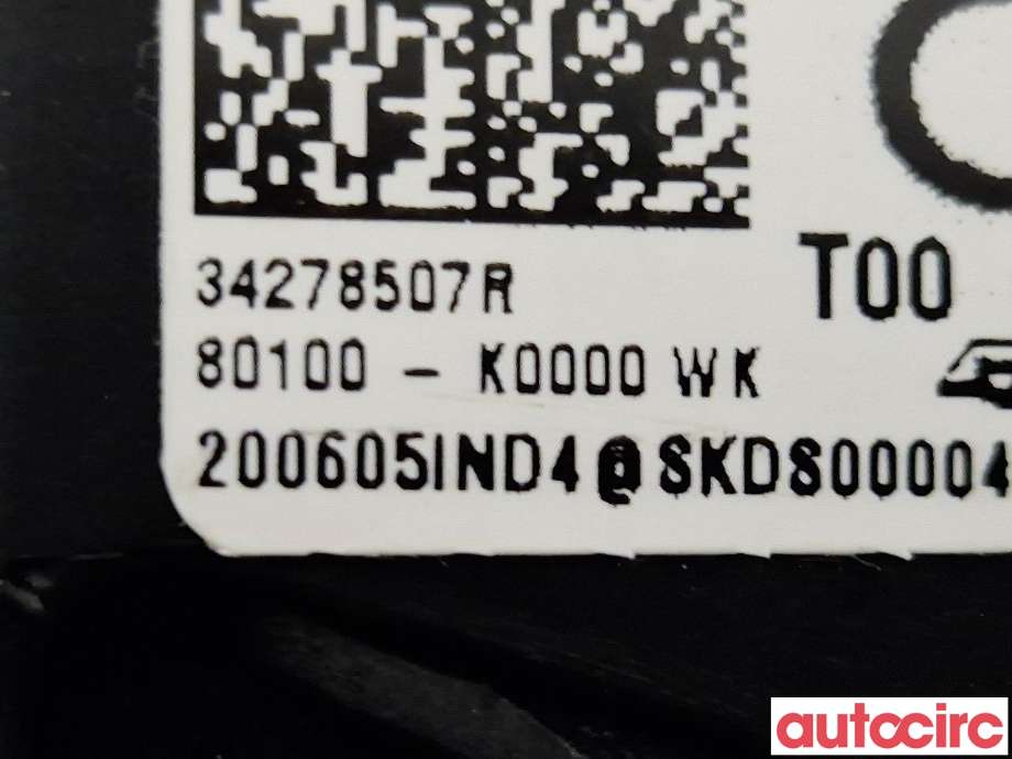 Airbag rattpute til Kia e-Soul 2019-->> (Type III)  (KIA|80100K0000WK|)