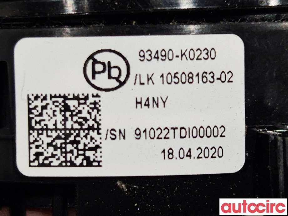 Airbag slepering til Kia e-Soul 2019-->> (Type III)  (KIA|93490K0230|)