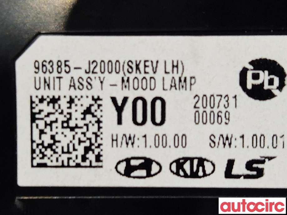 Styreenhet diverse til Kia e-Soul 2019-->> (Type III)  (KIA|96385J2000)