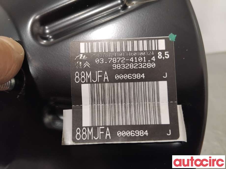 Bremsekraft-forsterker til Toyota Proace 2016-->> (Type II)  (TOYOTA|SU001B2806|037872-41014|9832823280)