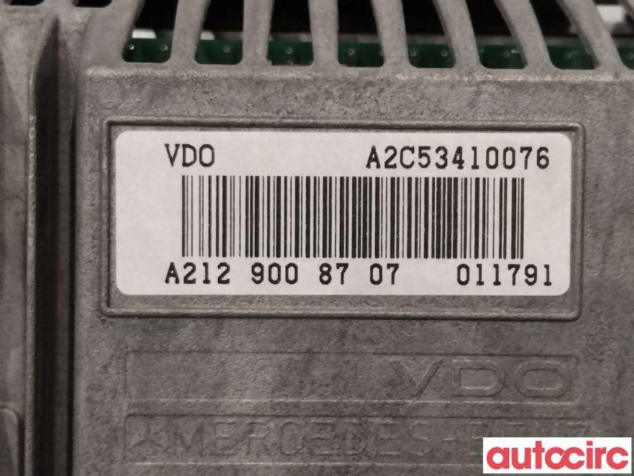 Multimedia display (MCU - Media Controller Unit) til Mercedes E-Klasse 2009-2013 (Fase 1) (W212) (W212) (MERCEDES|A2129008707|)