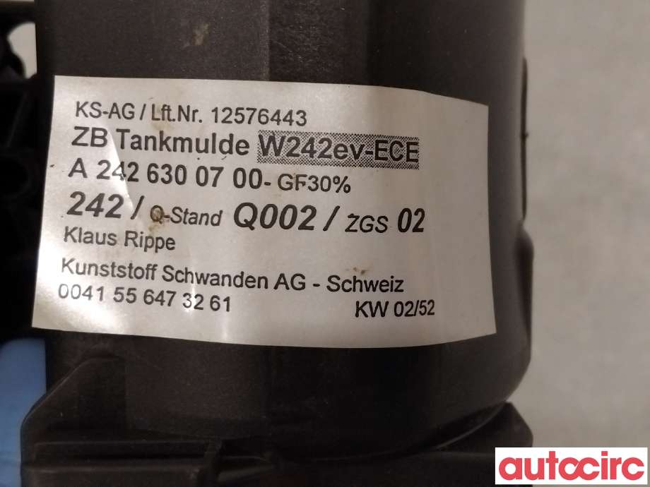 Batterilader inntak/luke til Mercedes B-Klasse 2011-2018 (W246) (W246) (MERCEDES|A2426300700|)
