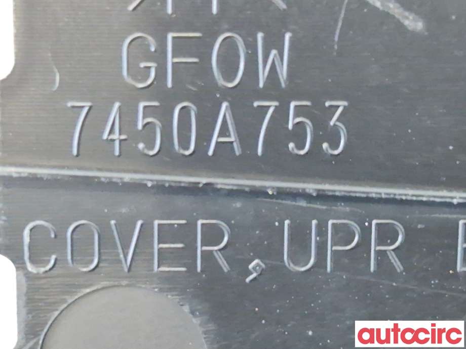 Frontplate øvre til Mitsubishi Outlander 2015-->> (Type III, Fase 2)  (MITSUBISHI|7450A753|)