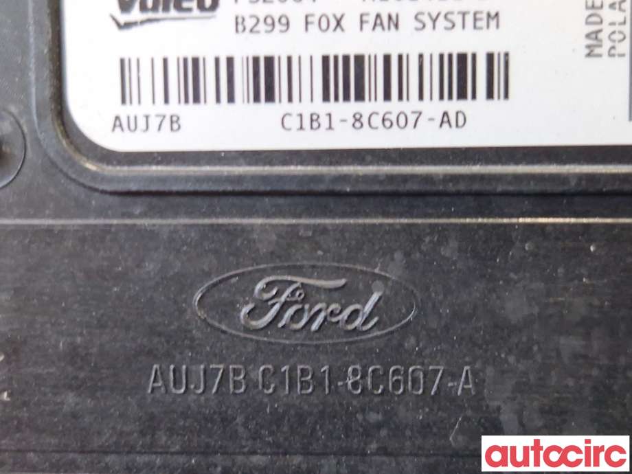 Kjølevifte til Ford Fiesta 2013-2017 (Type VI, Fase 2)  (FORD|2145091||C1B1-8C607-AC)