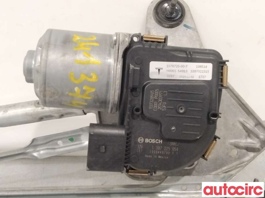 Viskermotor frontrute til Tesla Model 3 2018-2023 (Fase 1)  (TESLA|1076725-00-F|1397225054)