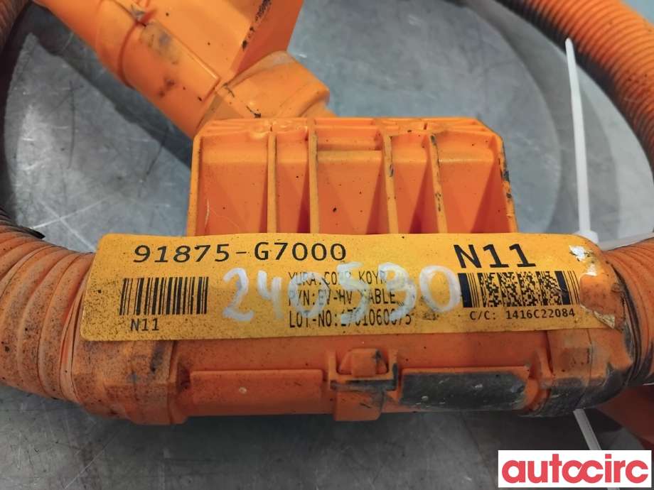 Kabel høy volt (HV) hybrid til Hyundai Ioniq Electric 2016-2019 (Fase 1)  (HYUNDAI|91875G7000||91875-G7000)