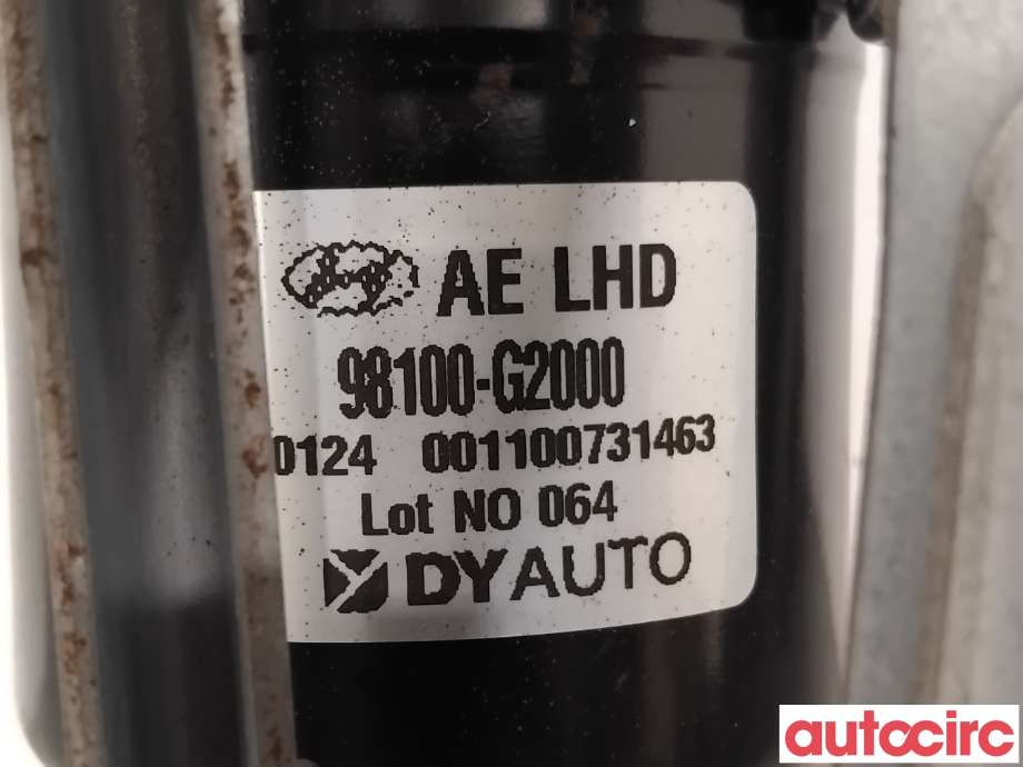 Viskermotor frontrute til Hyundai Ioniq Electric 2016-2019 (Fase 1)  (HYUNDAI|98110G2000||98100-G2000)