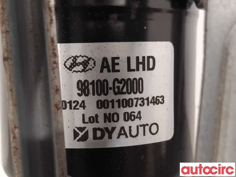 Viskermotor frontrute til Hyundai Ioniq Electric 2016-2019 (Fase 1)  (HYUNDAI|98110G2000||98100-G2000)