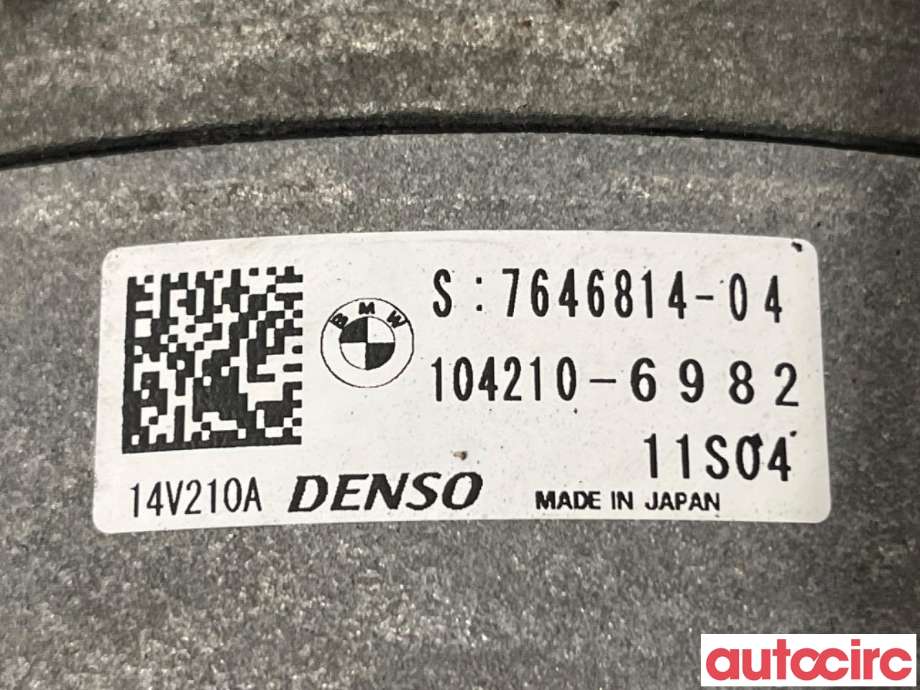 Dynamo til BMW X3 2010-2017 (F25) (F25) (BMW|12317646814|104210-6982|7646814)