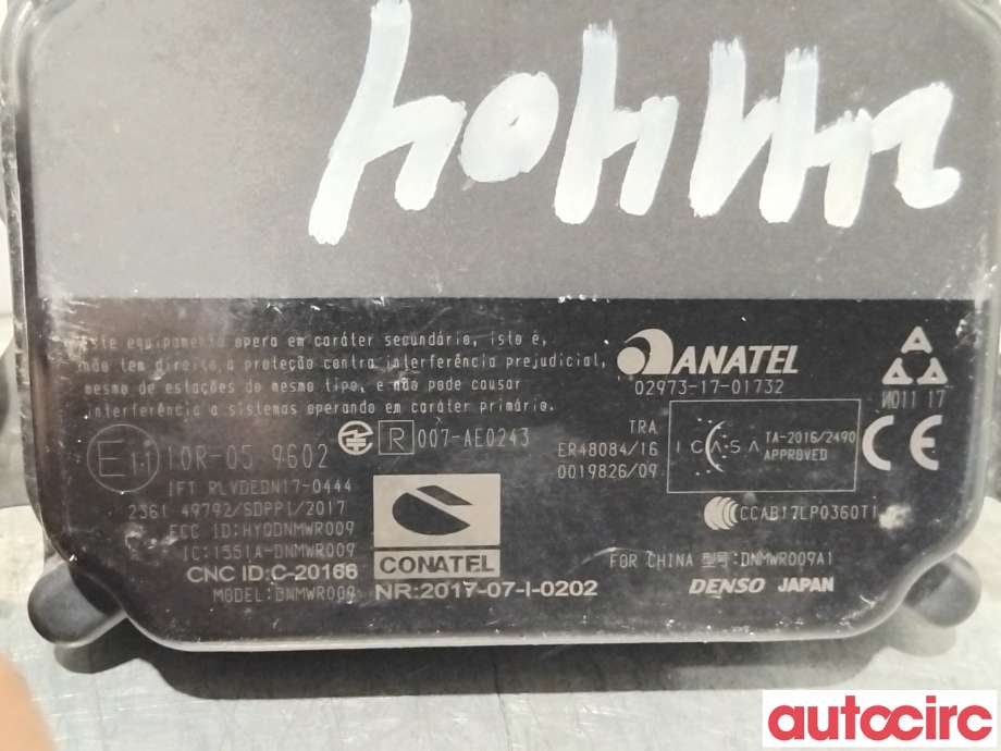 Sensor radar til Lexus RX 2016-->> (Type IV) (AL20) (AL20) (LEXUS|8821033120|230100-8016|88210-33120)