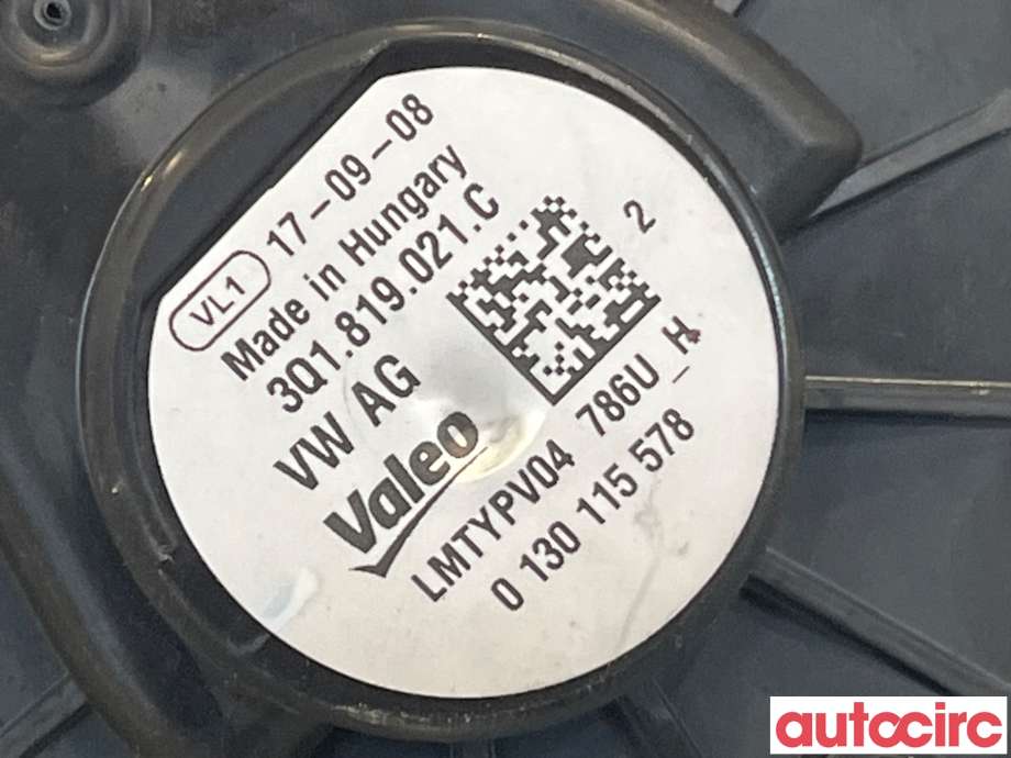 Varmeapparat motor til VW Passat 2015-2019 (Fase 1) (B8) (B8) (VOLKSWAGEN|3Q1819021||5WB819021D)