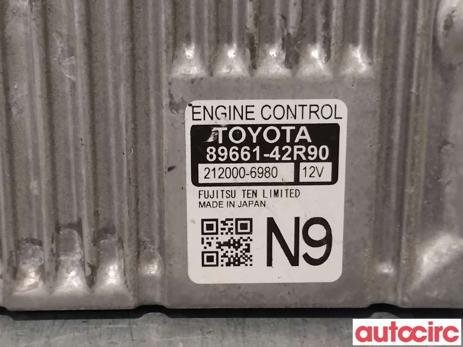 Styreenhet motor til Toyota RAV4 2013-2015 (Type IV, Fase 1)  (TOYOTA|8966142R90|212000-6980|89661-42R90)