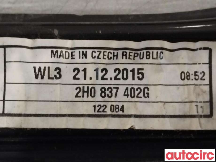 Ruteheis til VW Amarok 2016-2022 (Type I, Fase 2)  (VOLKSWAGEN|2H6837402B|2H0837402G)