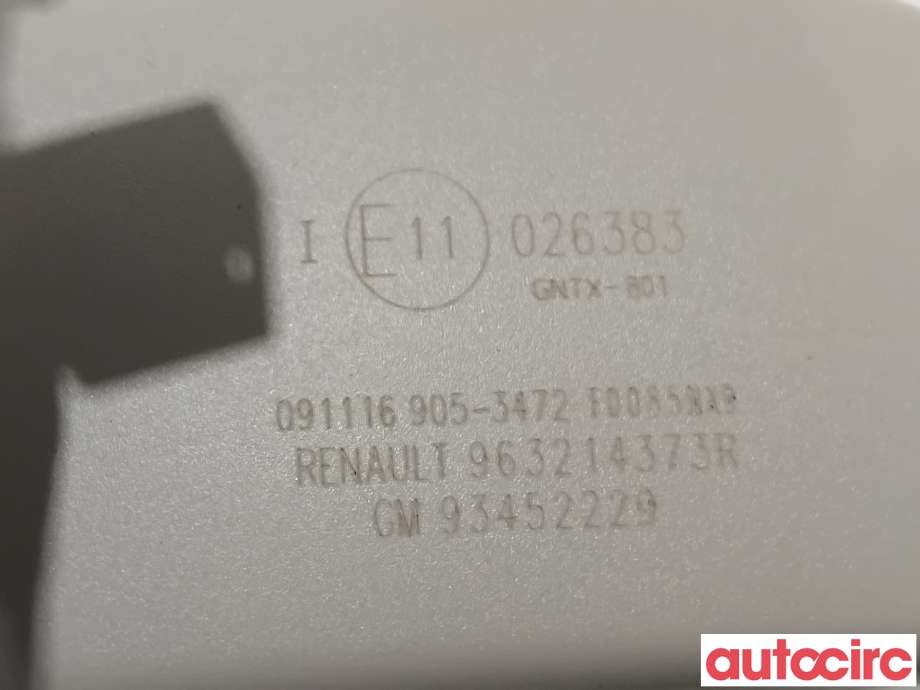 Speil innvendig til Opel Vivaro B 2014-2019  (OPEL|93452229|905-3472|963214373R)