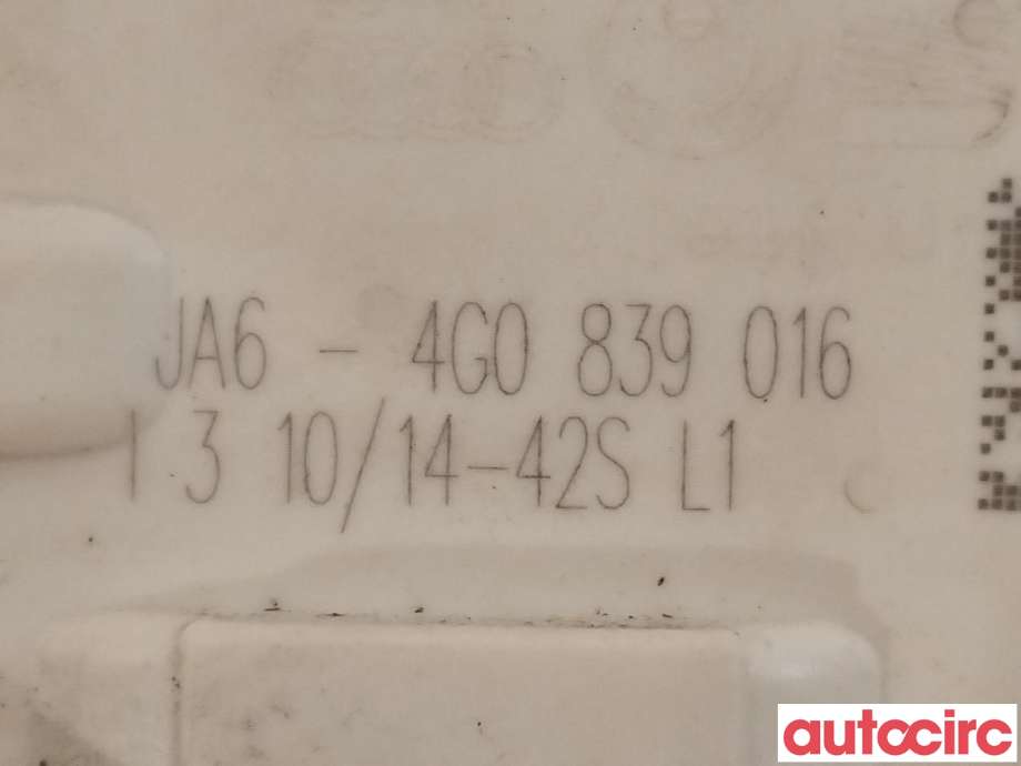 Låsekasse høyre bak til Audi A6 2014-2018 (Type IV, Fase 2) (C7) (C7) (AUDI|4G0839016|)