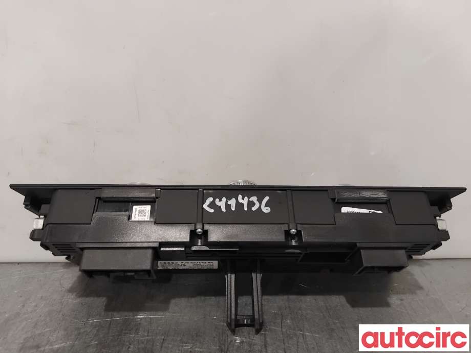 Varmeapparat betjening til Audi A6 2014-2018 (Type IV, Fase 2) (C7) (C7) (AUDI|4G0820043BB|A2C85164100|4G082043AK)