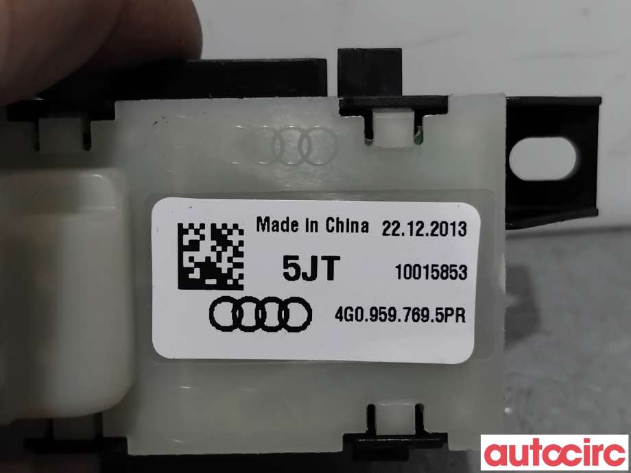 Bryterpanel førersete til Audi A6 2014-2018 (Type IV, Fase 2) (C7) (C7) (AUDI|4G0959769|10015853)