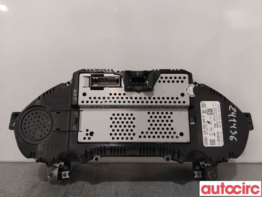 Instrumentpanel til Audi A6 2014-2018 (Type IV, Fase 2) (C7) (C7) (AUDI|4G0920833B|0263672224|4G8920933BX)