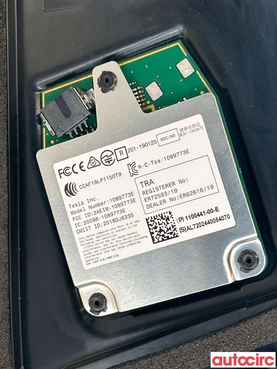 Kamera til Tesla Model 3 2018-2023 (Fase 1)  (TESLA|1109255-00-I|1100441-00-E)