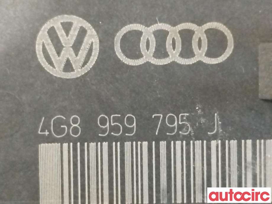 Styreenhet dør venstre foran til Audi A6 2014-2018 (Type IV, Fase 2) (C7) (C7) (AUDI|4G8959795H|4G8959795J)