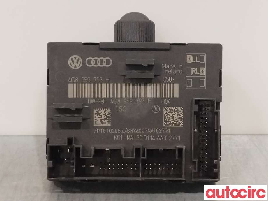 Styreenhet dør venstre foran til Audi A6 2014-2018 (Type IV, Fase 2) (C7) (C7) (AUDI|4G8959793H)