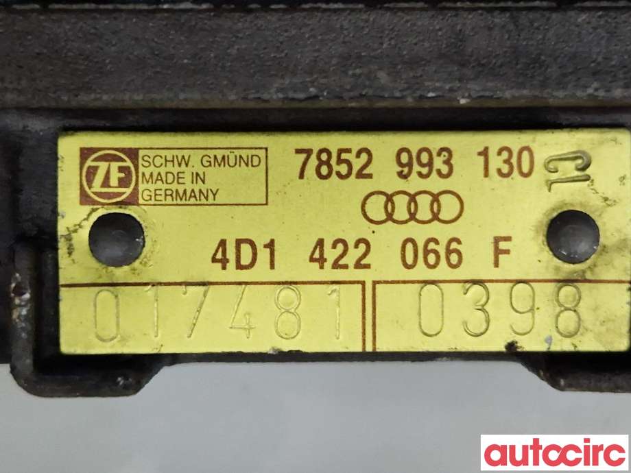 Tannstang til Audi A8 1995-2002 (Type I)  (AUDI|4D1422052BX||4D1422066F)