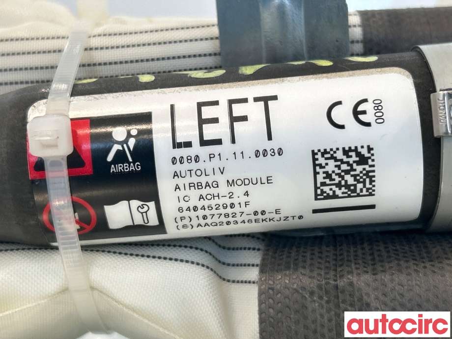 Airbag gardin venstre til Tesla Model 3 2018-2023 (Fase 1)  (TESLA|1077827-00-F|1077827-00-E)